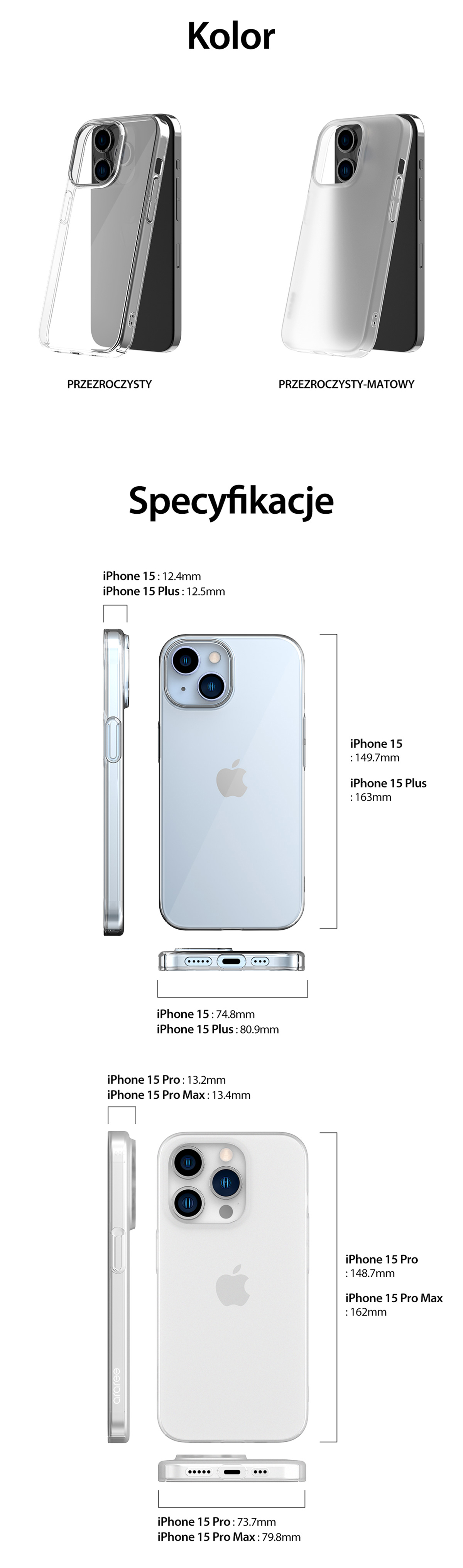 „Araree Nukin“ skaidrus „iPhone 15 Plus / 14Plus 6.7“ dėklas AR20-01836A aprašymas - Prekės nuotrauka „Araree Nukin“ skaidrus „iPhone 15 Plus / 14Plus 6.7“ dėklas AR20-01836A aprašymas - Prekės nuotrauka