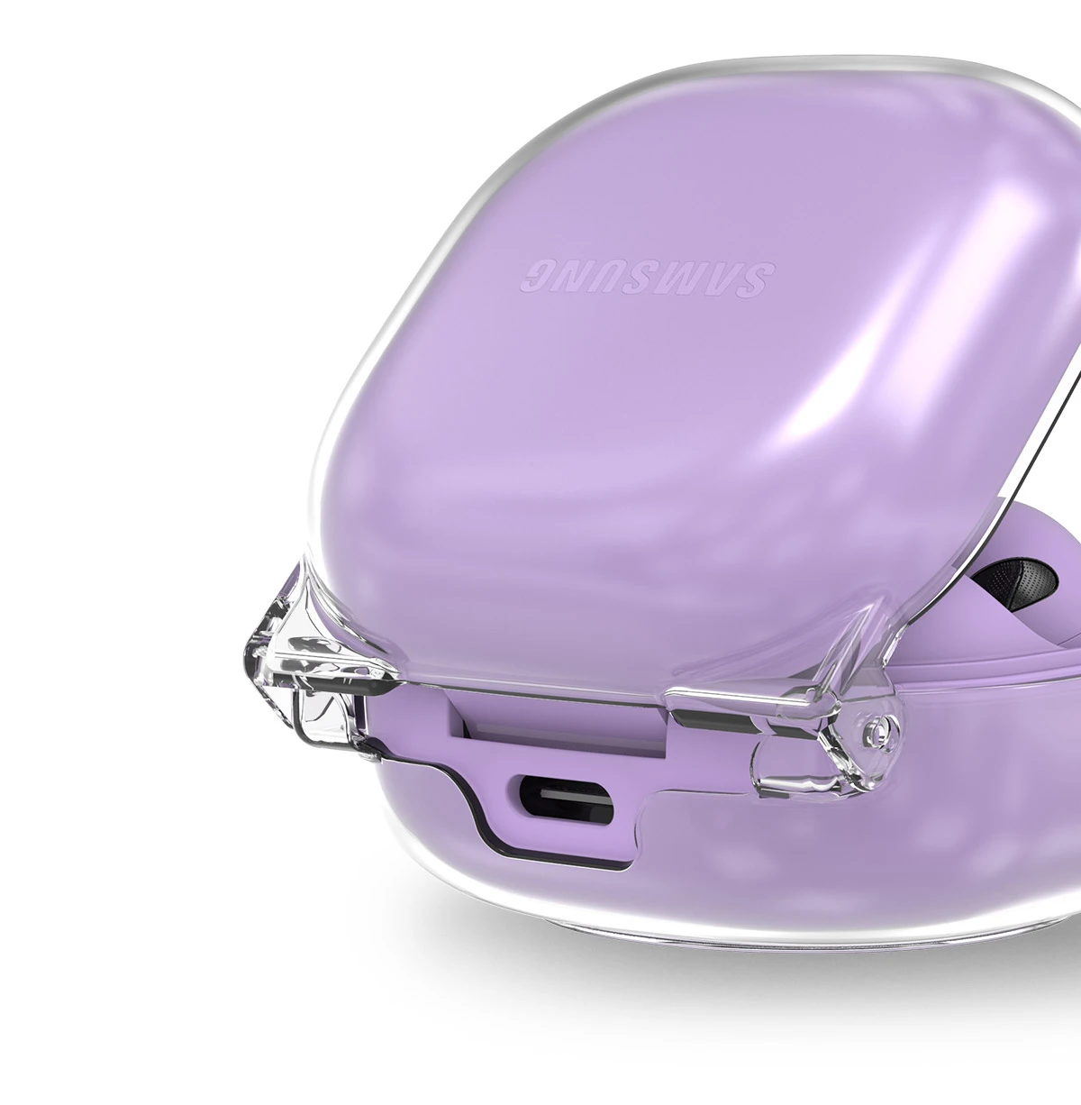 Araree etui Nukin Sam Galaxy Buds 2 Pro/ Fe przeźroczysty/clear AR20-01503C aprašymas - Prekės nuotrauka