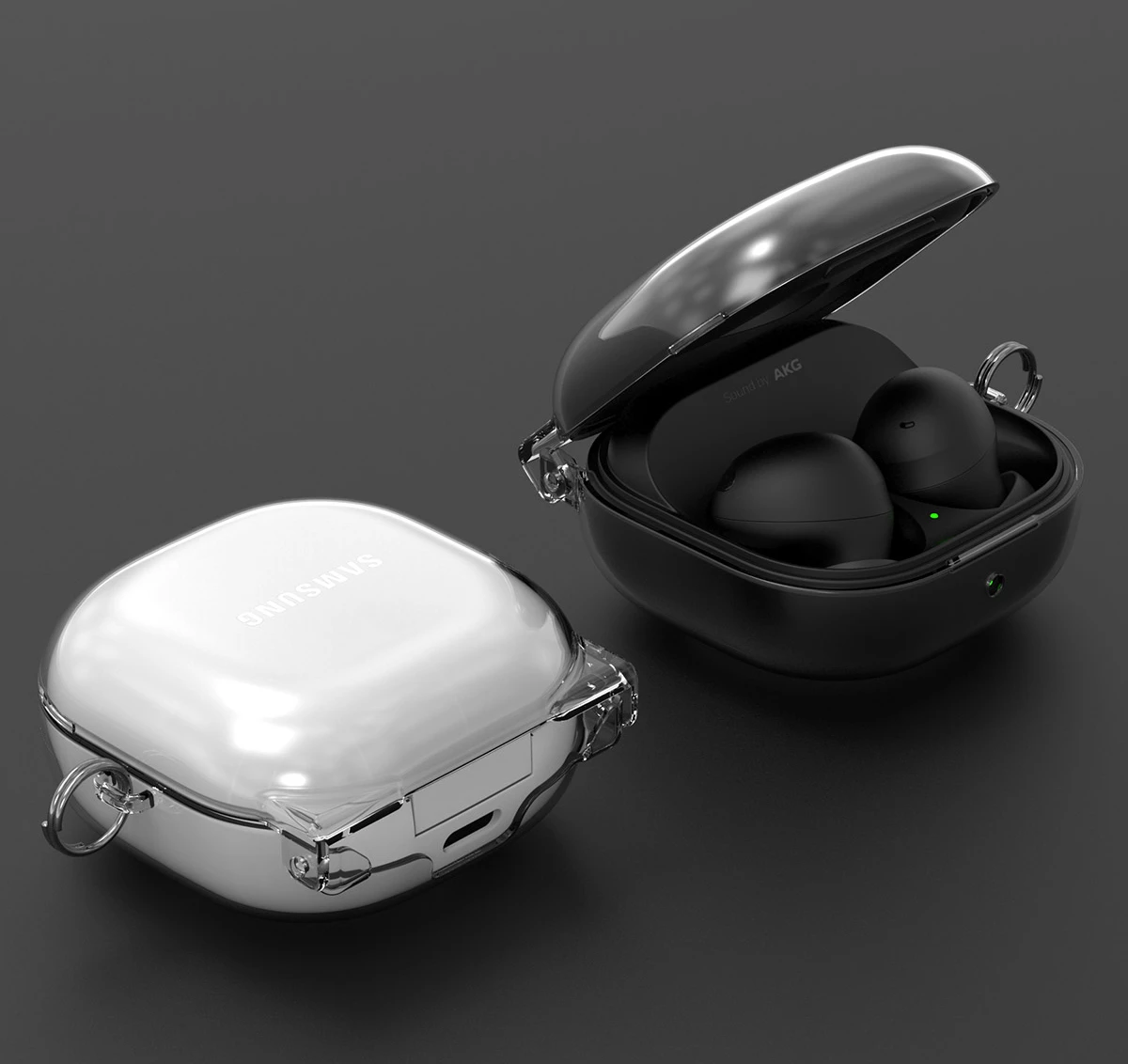 Araree etui Nukin Sam Galaxy Buds 2 Pro/ Fe przeźroczysty/clear AR20-01503C aprašymas - Prekės nuotrauka