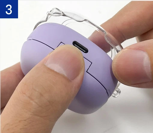 Araree etui Nukin Sam Galaxy Buds 2 Pro/ Fe przeźroczysty/clear AR20-01503C aprašymas - Prekės nuotrauka