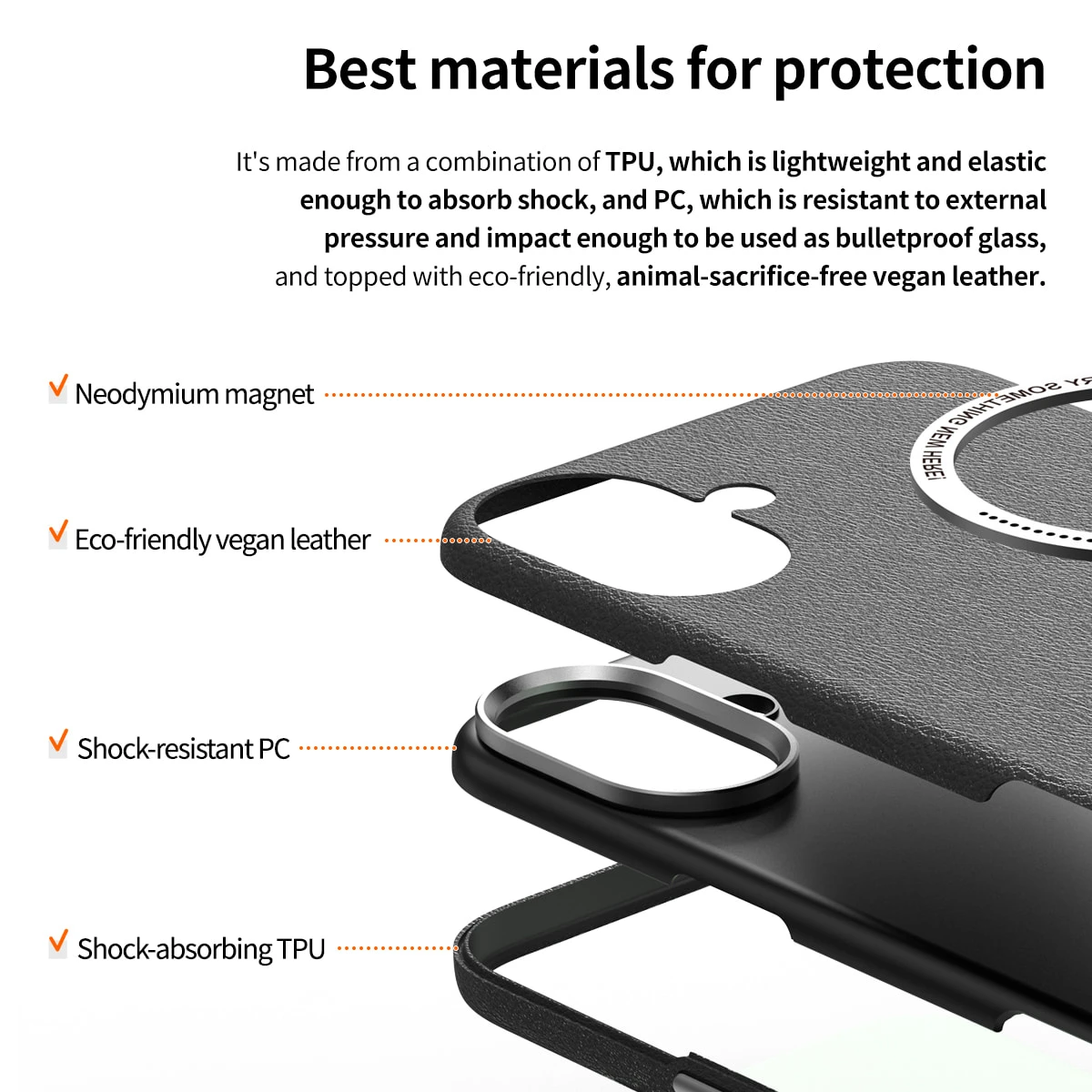 Dėklas Araree etui Pellis Carbon iPhone 16 Pro 6.3 Dėklas Araree etui Pellis Carbon iPhone 16 Pro 6.3