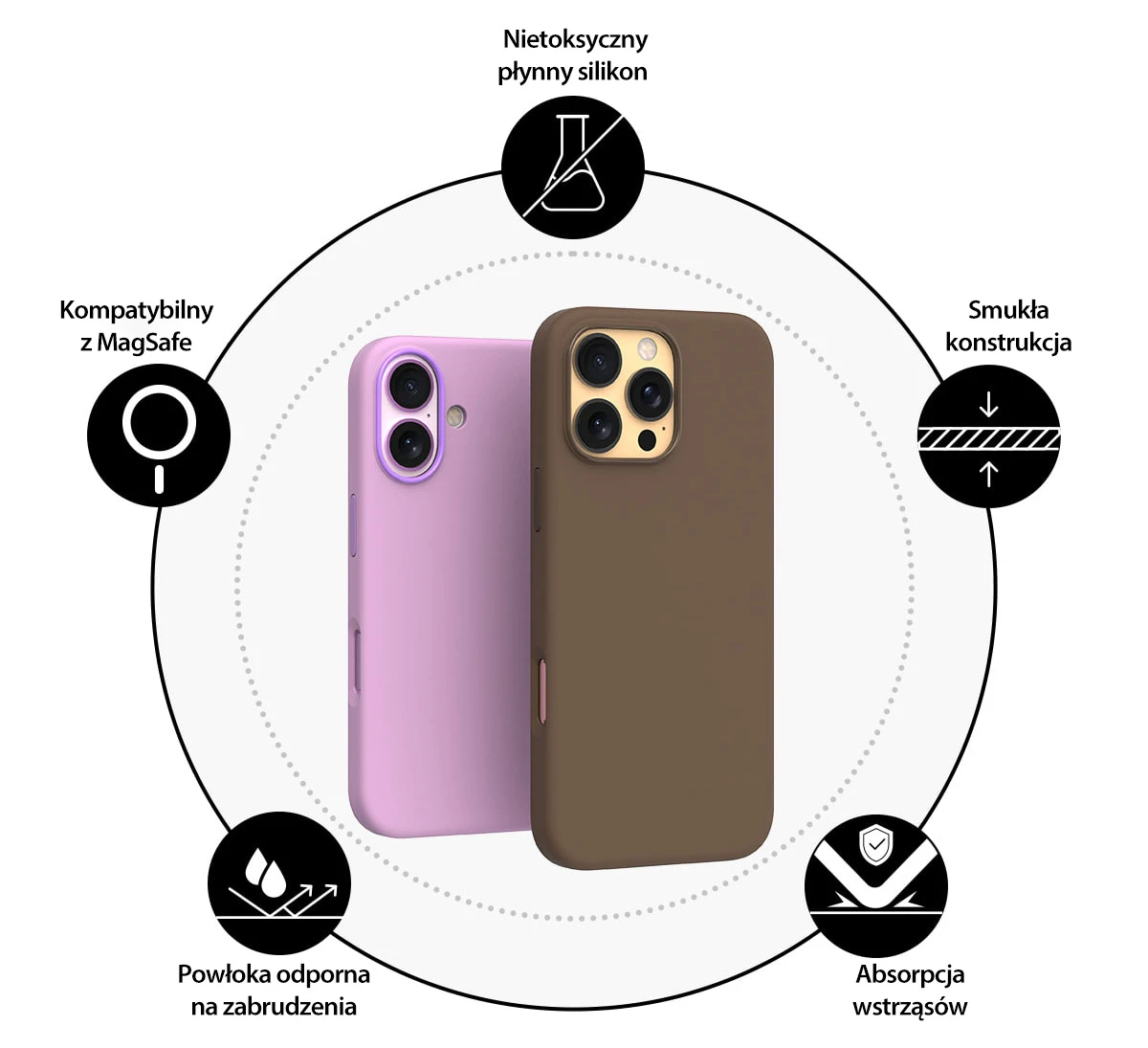 Dėklas Araree etui Typoskin M iPhone 16 Pro6.3 Dėklas Araree etui Typoskin M iPhone 16 Pro6.3