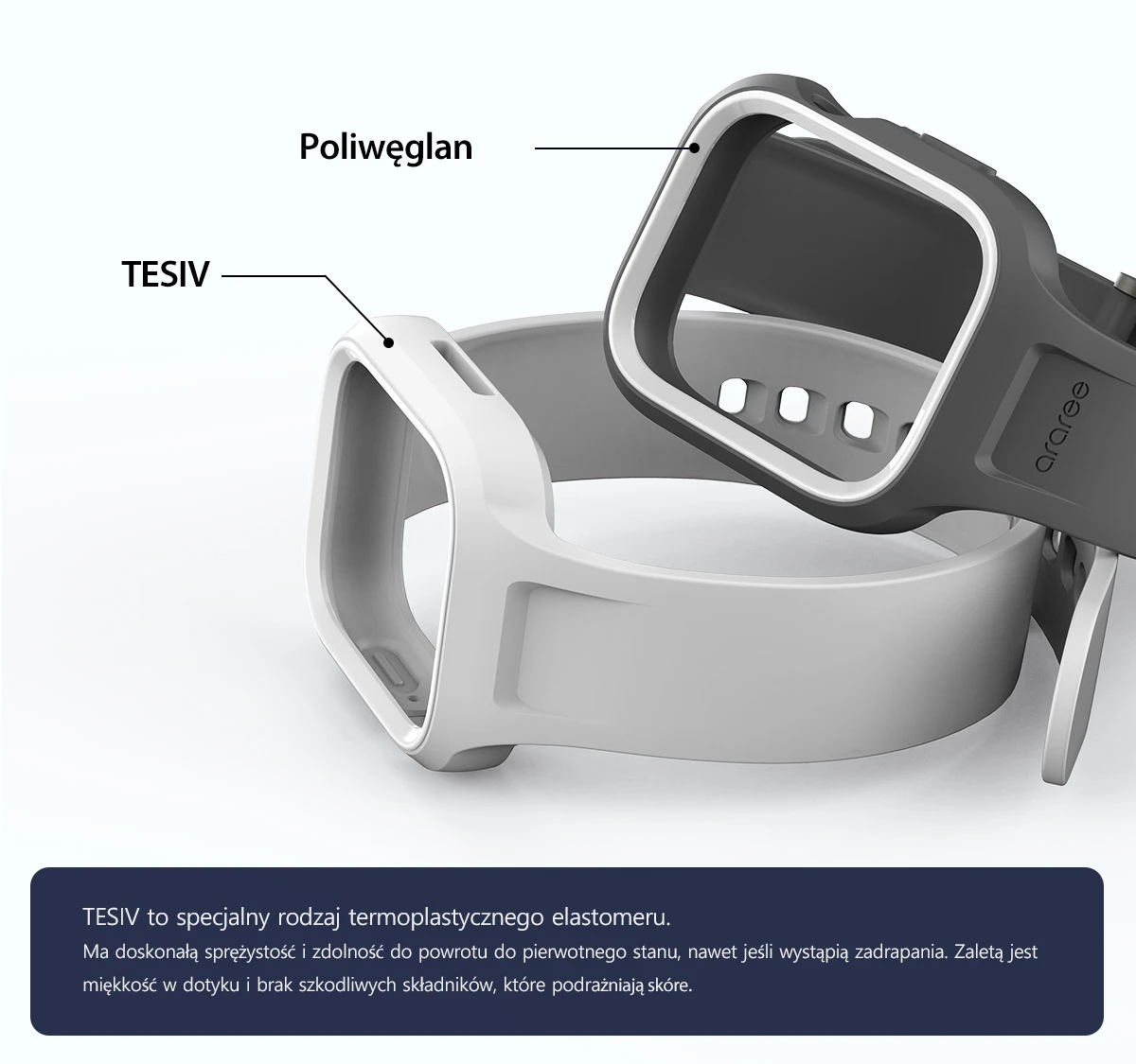 Araree etui su paskiem Duple Pro AppleWatch 44/45mm juoda/juodas AR70-01866A aprašymas - Prekės nuotrauka