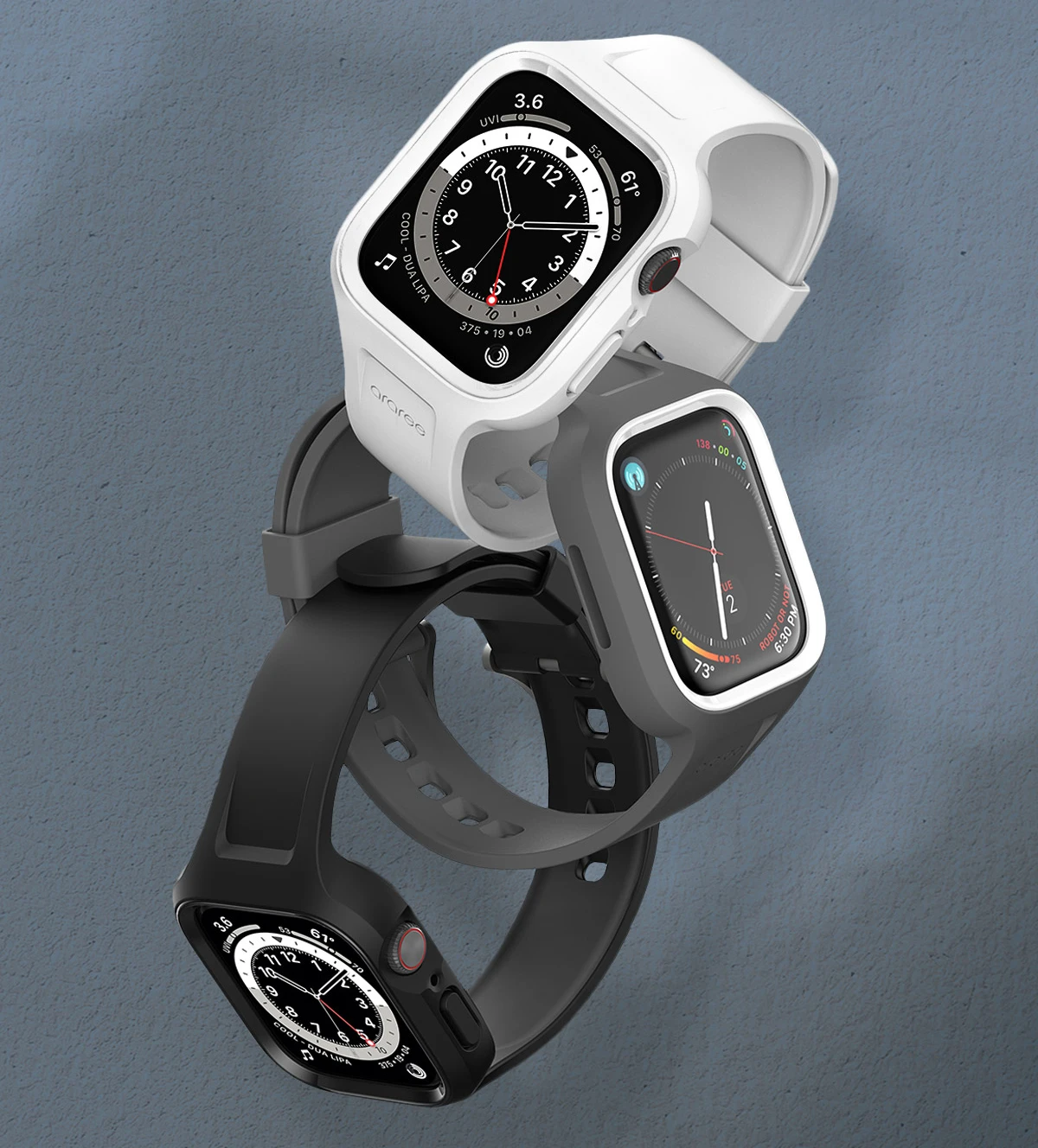 Araree dėklas su dirželiu Duple Pro AppleWatch 40/41mm rutuliukas/rutulėlis AR70-01867C aprašymas - Prekės nuotrauka