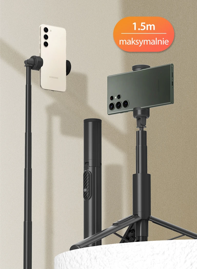 Araree Selfie Stick Bluetooth Selfie PodPro juoda/juodas Tripod AR60-01915A aprašymas - Prekės nuotrauka