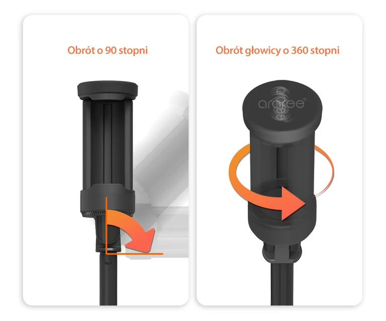 Araree Selfie Stick Bluetooth Selfie PodPro juoda/juodas Tripod AR60-01915A aprašymas - Prekės nuotrauka