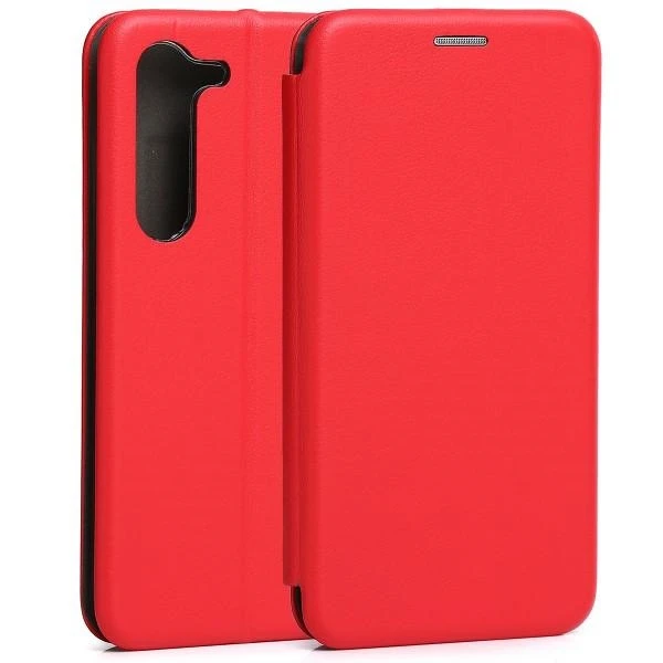 Beline Book Magnetic Sam S23 Plus S916 dėklas telefonui raudonos spalvos aprašymas - Prekės nuotrauka