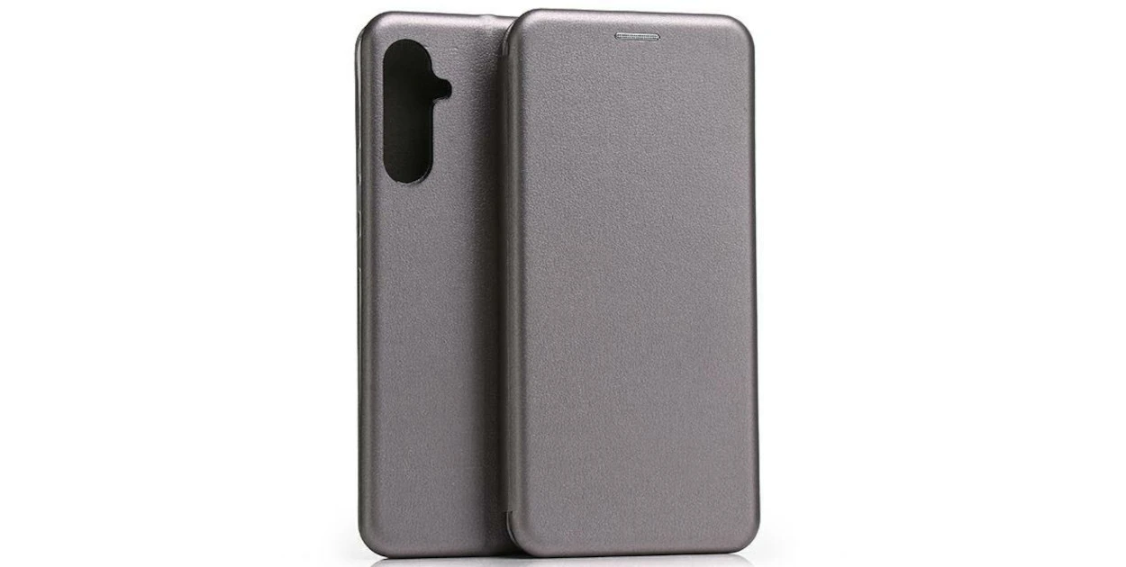 Beline Book Magnetic Samsung Galaxy A34 5G A346 dėklas telefonui plieno spalvos aprašymas - Prekės nuotrauka