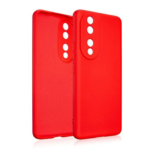 Beline Silikoninis Honor 90 dėklas telefonui raudonos spalvos aprašymas - Prekės nuotrauka