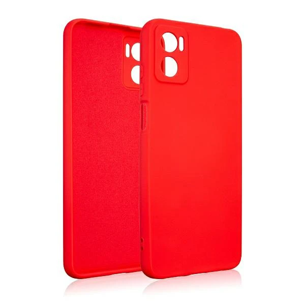 Beline Silikoninis Motorola Moto E22i dėklas telefonui raudonos spalvos aprašymas - Prekės nuotrauka