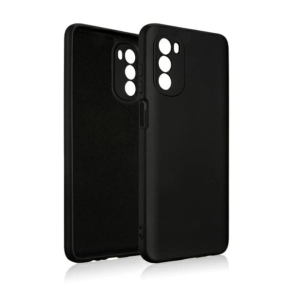 Beline Silicone Motorola Moto G82 5G dėklas telefonui juodos spalvos aprašymas - Prekės nuotrauka
