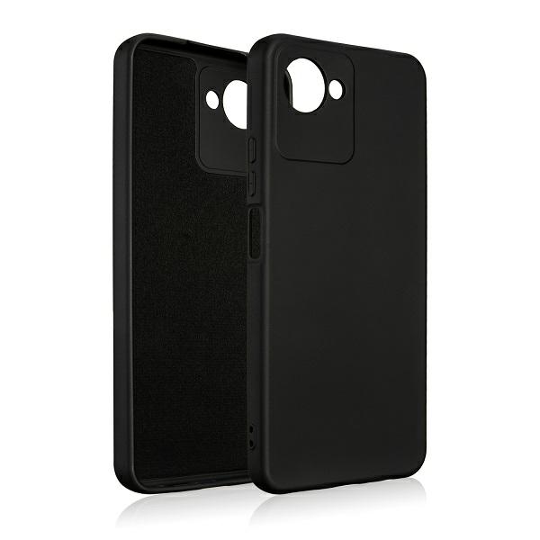 Beline Dėklas Silicone Realme C30 juoda/juodas aprašymas - Prekės nuotrauka