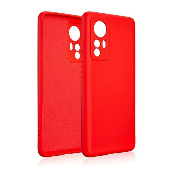 Beline Silikoninis Xiaomi 12 dėklas telefonui raudonos spalvos aprašymas - Prekės nuotrauka