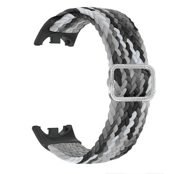 Beline apyrankė Mi Band 9/8 Nylon juodos ir baltos spalvos aprašymas - Prekės nuotrauka Beline apyrankė Mi Band 9/8 Nylon juodos ir baltos spalvos aprašymas - Prekės nuotrauka