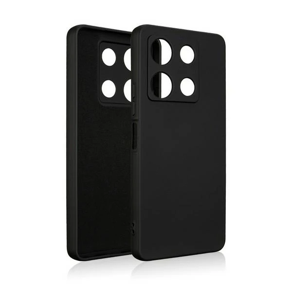 Beline Silikoninis Infinix Smart 7 dėklas telefonui juodos spalvos aprašymas - Prekės nuotrauka