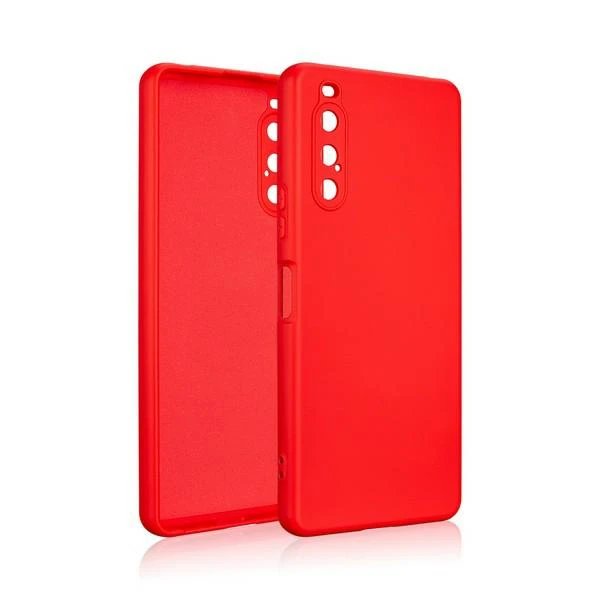 Beline Silicone Sony Xperia 10 V dėklas telefonui raudonos spalvos aprašymas - Prekės nuotrauka