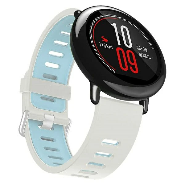 Beline apyrankė Watch 20mm Double Color silikoninė raudonos ir juodos spalvos box aprašymas - Prekės nuotrauka