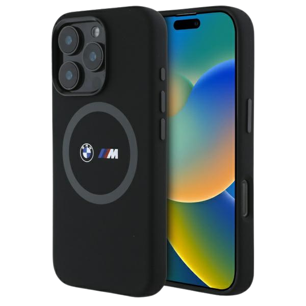 BMW BMHMP16S23SROK Apple iPhone 16 6.1″ juodos spalvos kietas dėklas M Silicone Printed Ring MagSafe aprašymas - Prekės nuotrauka BMW BMHMP16S23SROK Apple iPhone 16 6.1″ juodos spalvos kietas dėklas M Silicone Printed Ring MagSafe aprašymas - Prekės nuotrauka