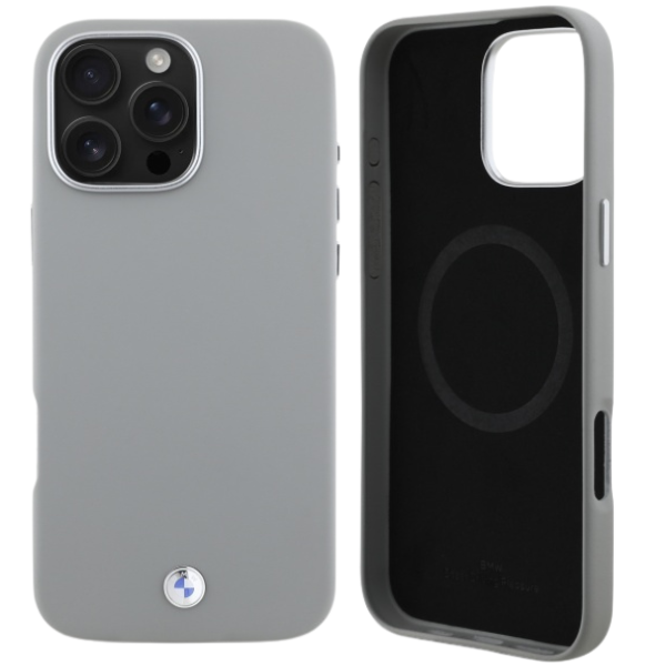 BMW BMHMP16X23 PUFWG Apple iPhone 16 Pro Max 6.9″ pilkas kietas dėklas Sign Full Wrapped Metal MagSafe aprašymas - Prekės nuotrauka BMW BMHMP16X23 PUFWG Apple iPhone 16 Pro Max 6.9″ pilkas kietas dėklas Sign Full Wrapped Metal MagSafe aprašymas - Prekės nuotrauka