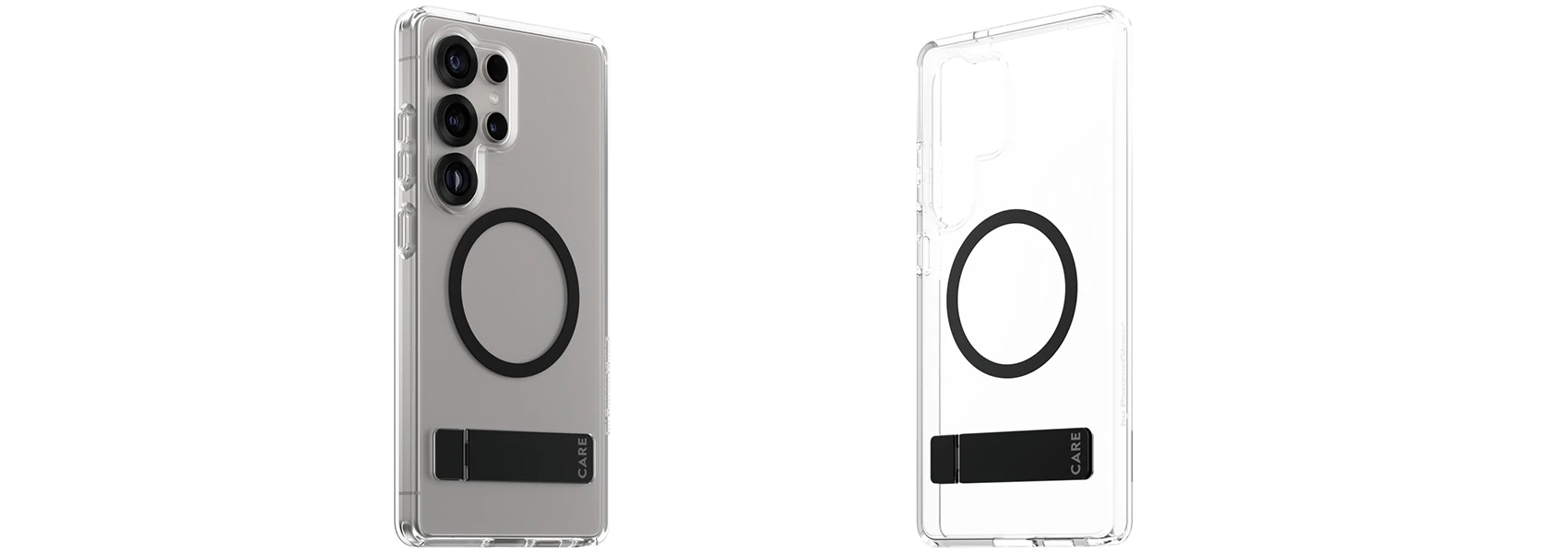 Dėklas Panzer Glass CARE by PanzerGlass Feature Juodas Kickstand & QI Samsung Galaxy S25 Ultra skaidrus aprašymas - Prekės nuotrauka
