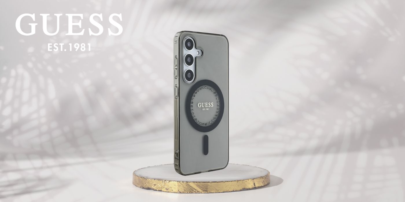 Dėklas Guess Rhinestones Printed Classic Logo MagSafe Samsung Galaxy S25 juodos spalvos aprašymas - Prekės nuotrauka Dėklas Guess Rhinestones Printed Classic Logo MagSafe Samsung Galaxy S25 juodos spalvos aprašymas - Prekės nuotrauka