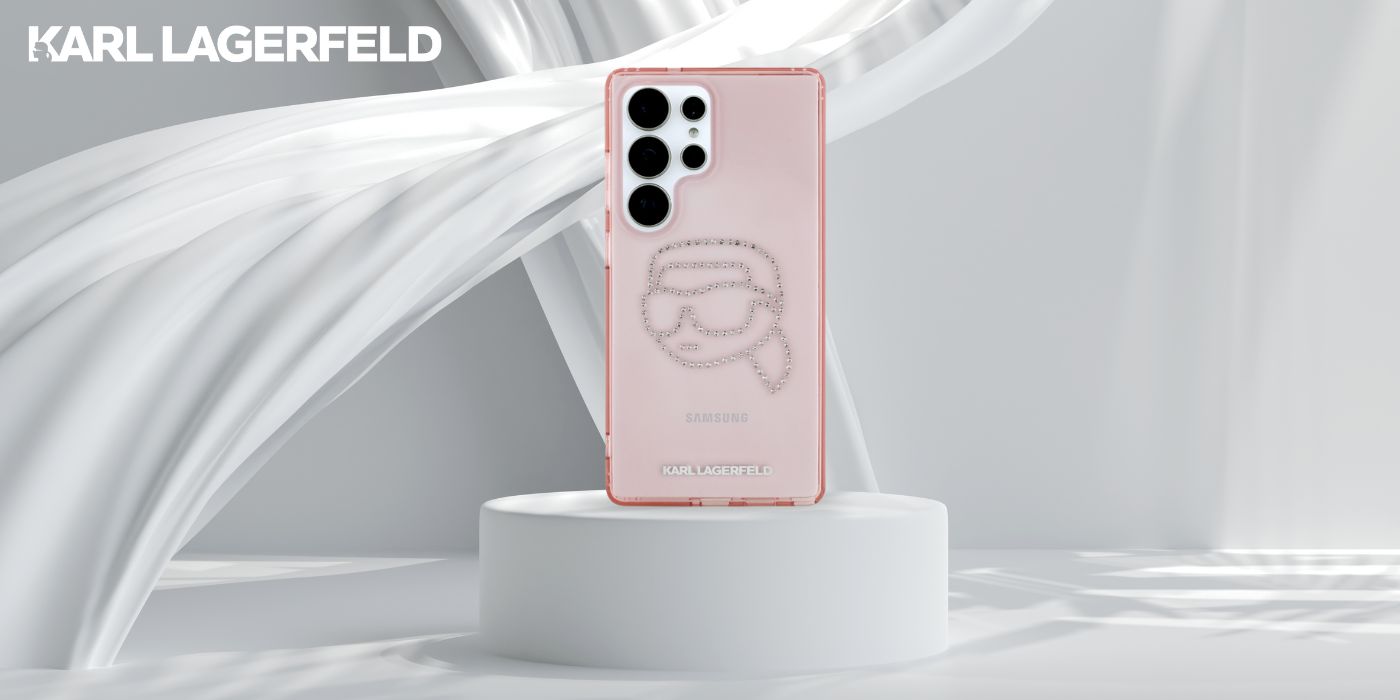 „Case Karl Lagerfeld“ – cirkonio akmenėliai, „K Head“
