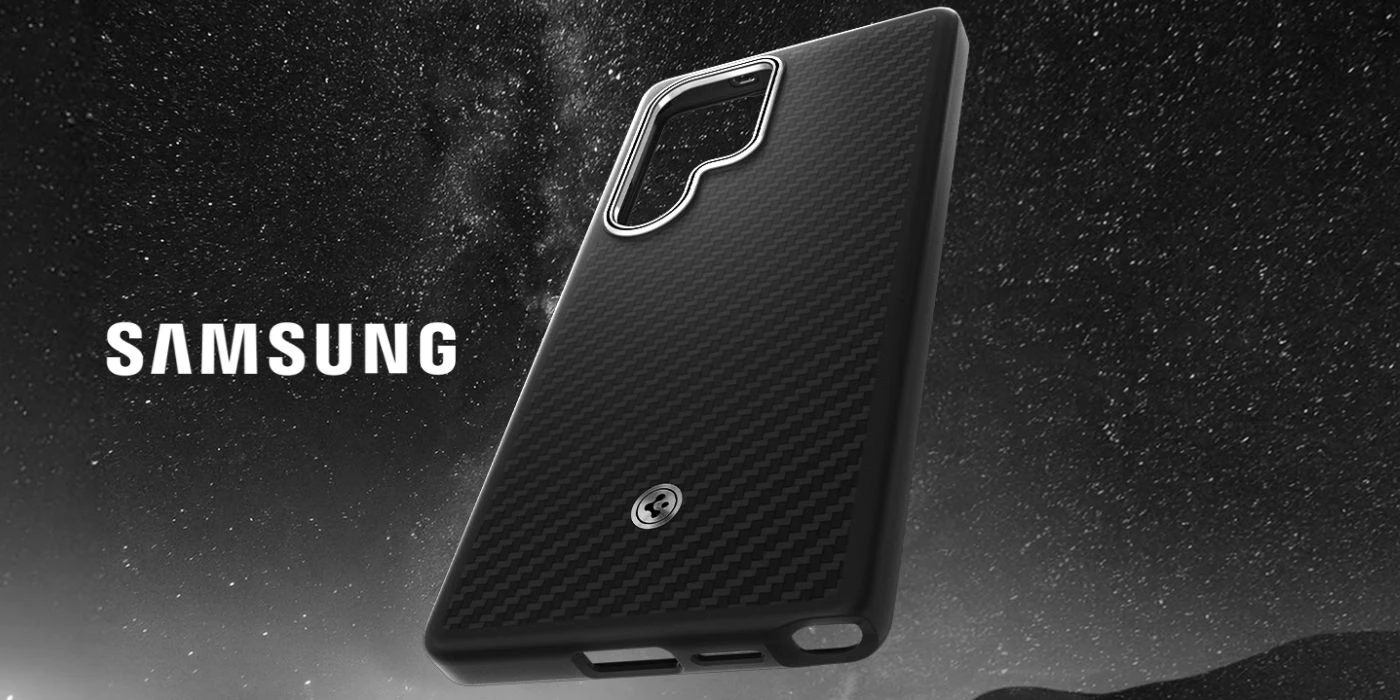 Spigen FPS938PGABW Enzo Aramid dėklas Samsung Galaxy S25 Ultra, juodas sidabras aprašymas - Prekės nuotrauka