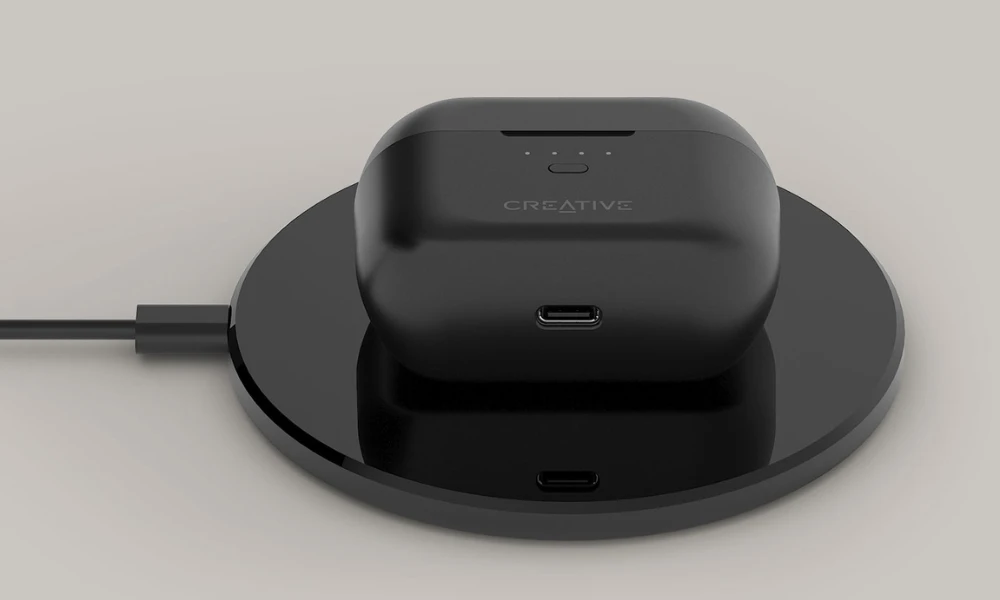 Creative ausinės belaidės Zen Air Pro juodos spalvos Bluetooth LE Audio ANC aprašymas - Prekės nuotrauka