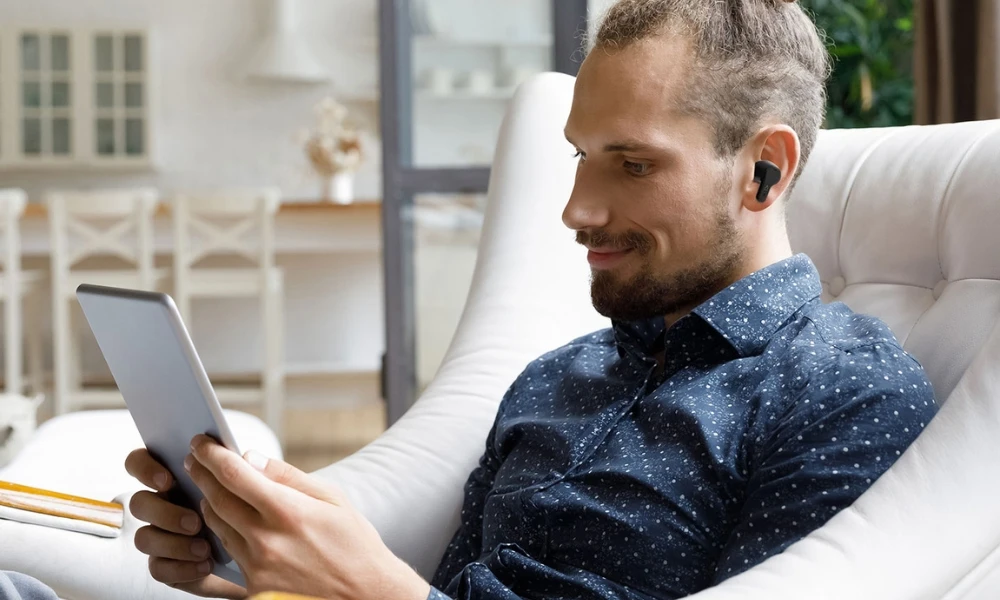 Creative ausinės belaidės Zen Air Pro juodos spalvos Bluetooth LE Audio ANC aprašymas - Prekės nuotrauka