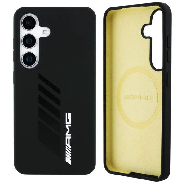 Mercedes AMG Oversize Rhombs MagSafe Samsung Galaxy S25 dėklas telefonui juodos spalvos aprašymas - Prekės nuotrauka Mercedes AMG Oversize Rhombs MagSafe Samsung Galaxy S25 dėklas telefonui juodos spalvos aprašymas - Prekės nuotrauka