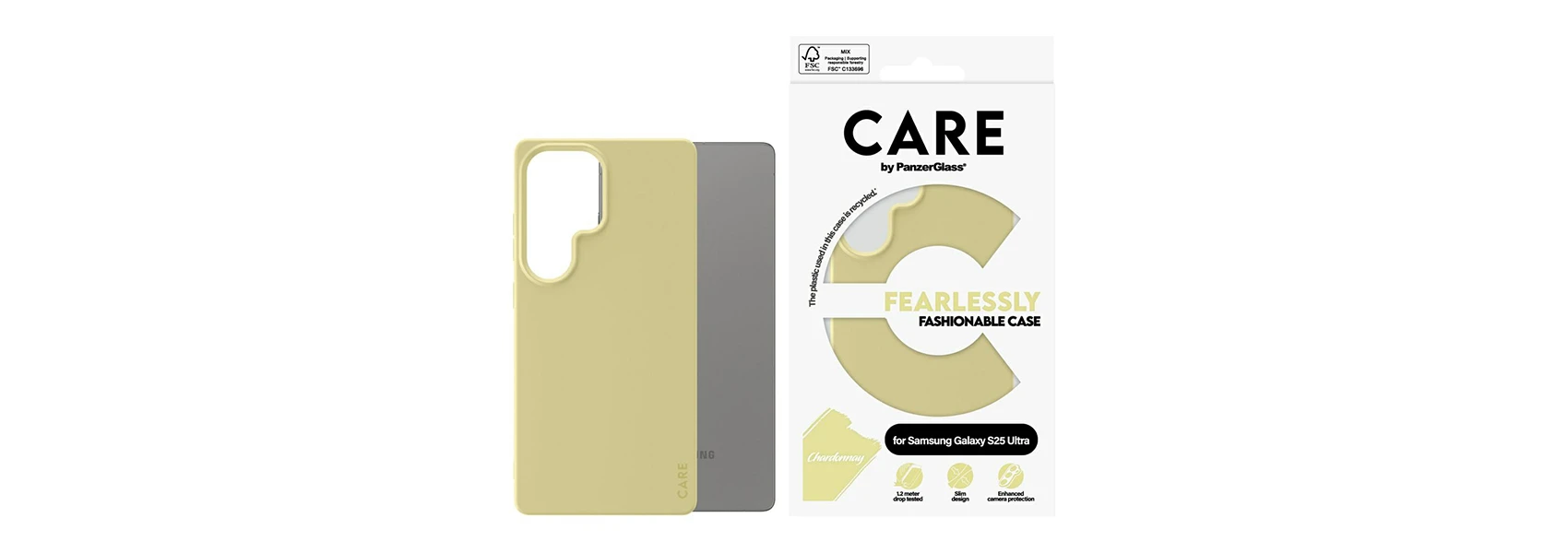 Dėklas Panzer Glass CARE iš PanzerGlass Fashion Samsung Galaxy S25 Ultra Chardonnay aprašymas - Prekės nuotrauka Dėklas Panzer Glass CARE iš PanzerGlass Fashion Samsung Galaxy S25 Ultra Chardonnay aprašymas - Prekės nuotrauka