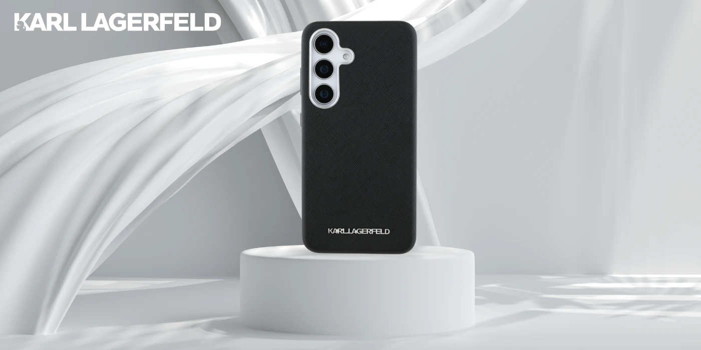 Karl Lagerfeld Saffiano Full Wrapped Elongated Metal Logo MagSafe Samsung Galaxy S25 Plus dėklas telefonui juodos spalvos aprašymas - Prekės nuotrauka Karl Lagerfeld Saffiano Full Wrapped Elongated Metal Logo MagSafe Samsung Galaxy S25 Plus dėklas telefonui juodos spalvos aprašymas - Prekės nuotrauka