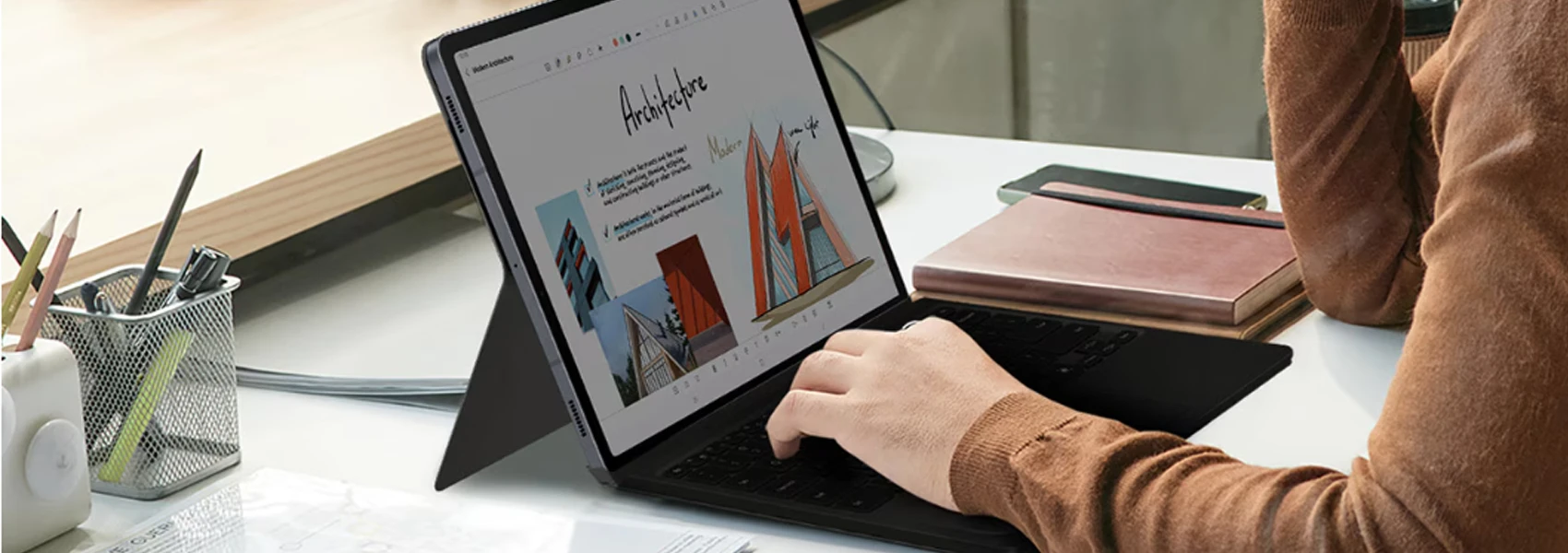 Samsung Galaxy TAB S9 11.0 / S9 FE 10.9 Samsung Book Cover Klaviatūra (EF-DX725UBEGWW) juodos spalvos aprašymas - Prekės nuotrauka Samsung Galaxy TAB S9 11.0 / S9 FE 10.9 Samsung Book Cover Klaviatūra (EF-DX725UBEGWW) juodos spalvos aprašymas - Prekės nuotrauka
