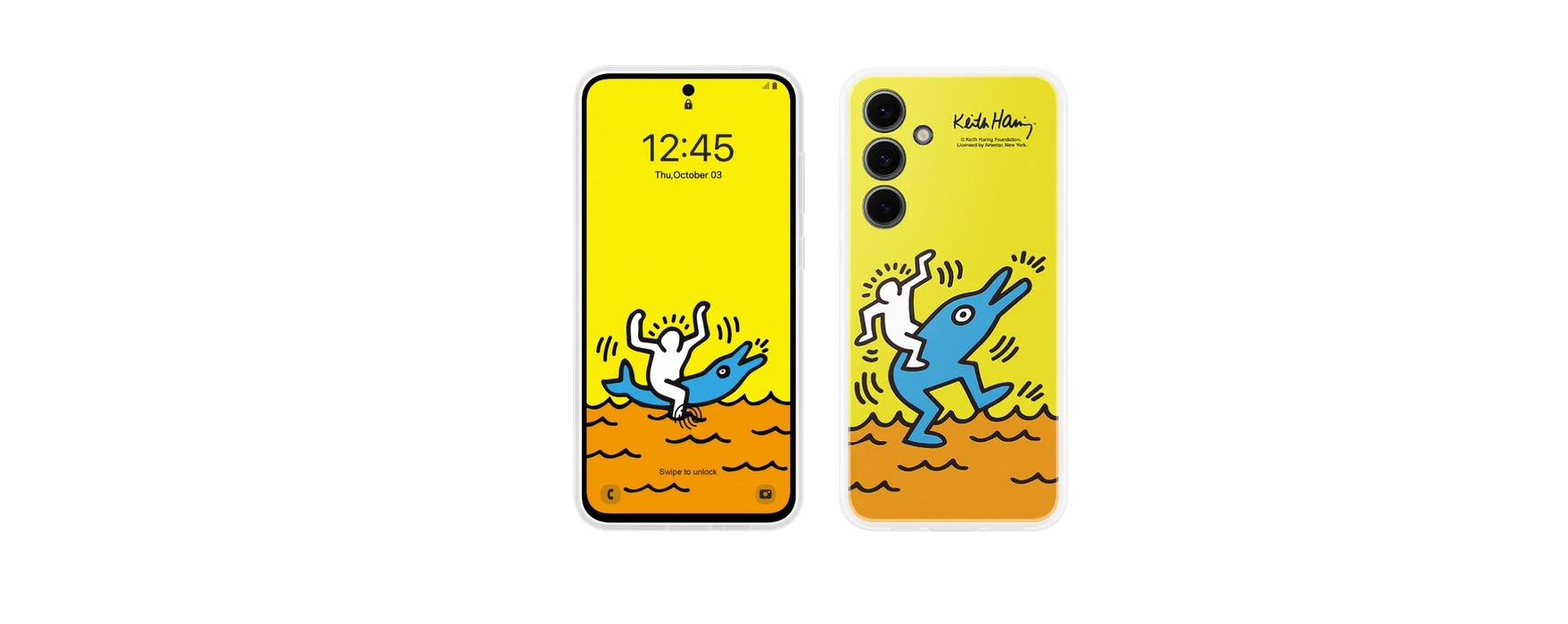 Samsung Galaxy S24 FE FlipSuit (EF-MS721CYEGWW) dėklas telefonui geltonos spalvos aprašymas - Prekės nuotrauka