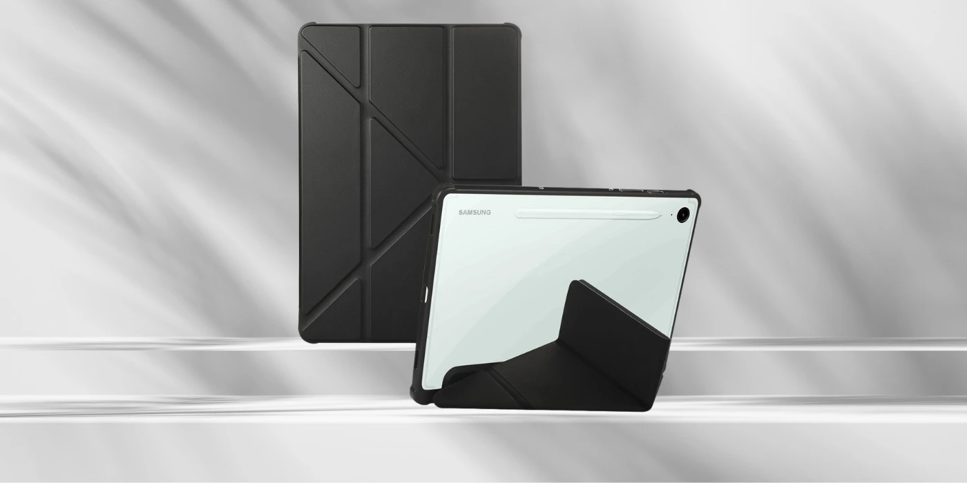 Stand Samsung Tab S10 Ultra juodos spalvos aprašymas - Prekės nuotrauka Stand Samsung Tab S10 Ultra juodos spalvos aprašymas - Prekės nuotrauka