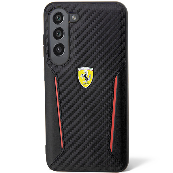 „Ferrari FEHCS23SNPYK S23 S911“ juodas kietas dėklas su anglies pluošto kontrastingais kraštais aprašymas - Prekės nuotrauka „Ferrari FEHCS23SNPYK S23 S911“ juodas kietas dėklas su anglies pluošto kontrastingais kraštais aprašymas - Prekės nuotrauka