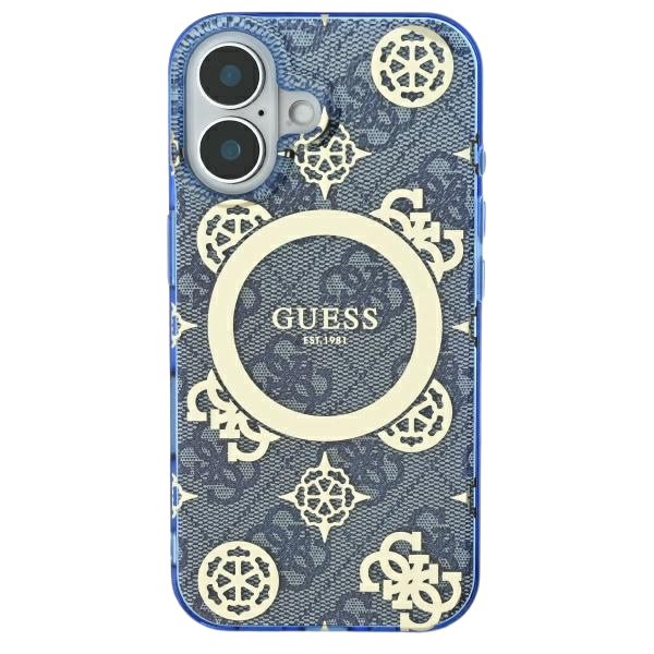 Guess GUHMP16LH4PYEEB Apple iPhone 16 Pro 6.3″ mėlynas kietas dėklas IML Peony On 4G Background MagSafe aprašymas - Prekės nuotrauka Guess GUHMP16LH4PYEEB Apple iPhone 16 Pro 6.3″ mėlynas kietas dėklas IML Peony On 4G Background MagSafe aprašymas - Prekės nuotrauka