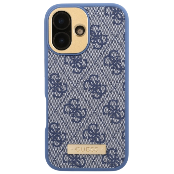 Guess GUHMP16MU4GPRB Apple iPhone 16 Plus 6.7″ mėlynas kietas dėklas 4G Logo Plate MagSafe aprašymas - Prekės nuotrauka Guess GUHMP16MU4GPRB Apple iPhone 16 Plus 6.7″ mėlynas kietas dėklas 4G Logo Plate MagSafe aprašymas - Prekės nuotrauka