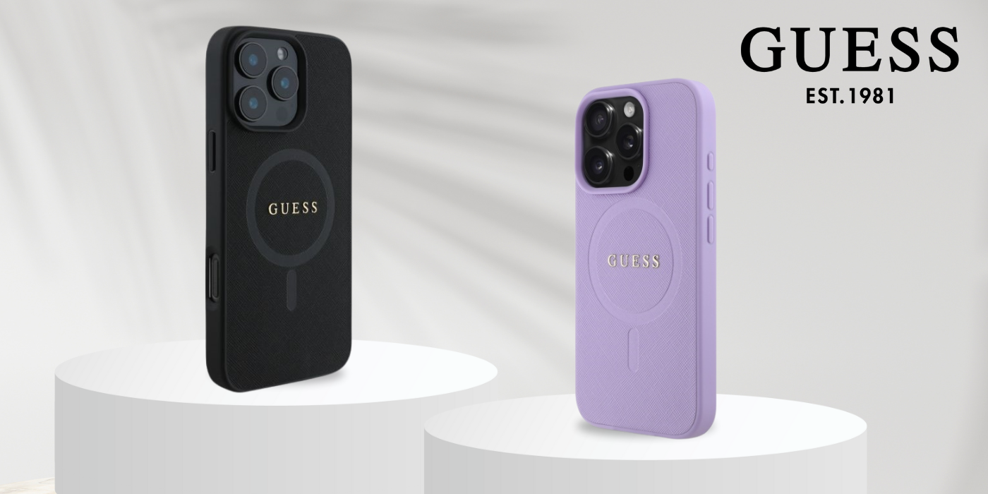 Guess GUHMP16XPSAHMCU Apple iPhone 16 Pro Max 6.9″ violetinės spalvos kietas dėklas Saffiano MagSafe aprašymas - Prekės nuotrauka Guess GUHMP16XPSAHMCU Apple iPhone 16 Pro Max 6.9″ violetinės spalvos kietas dėklas Saffiano MagSafe aprašymas - Prekės nuotrauka