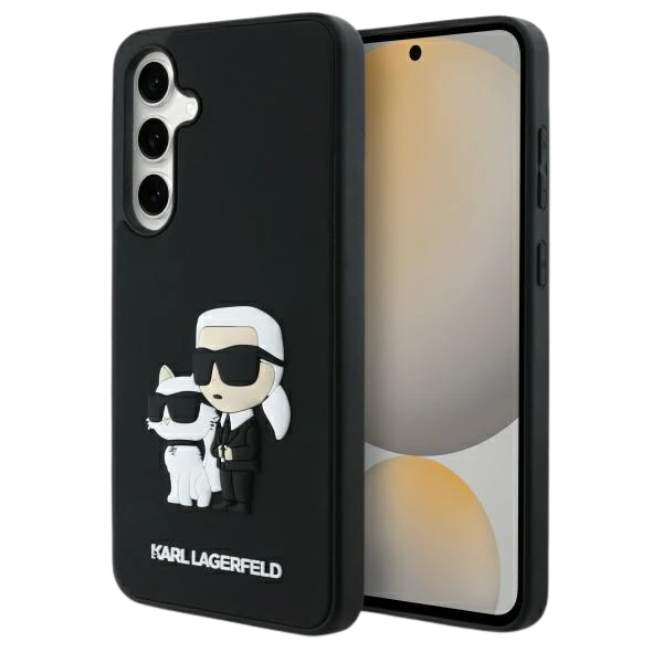 Karl Lagerfeld KLHCS24FE3DRKCNK S24 FE S721 dėklas telefonui juodos spalvos hardcase 3D Rubber Karl&Choupette aprašymas - Prekės nuotrauka Karl Lagerfeld KLHCS24FE3DRKCNK S24 FE S721 dėklas telefonui juodos spalvos hardcase 3D Rubber Karl&Choupette aprašymas - Prekės nuotrauka