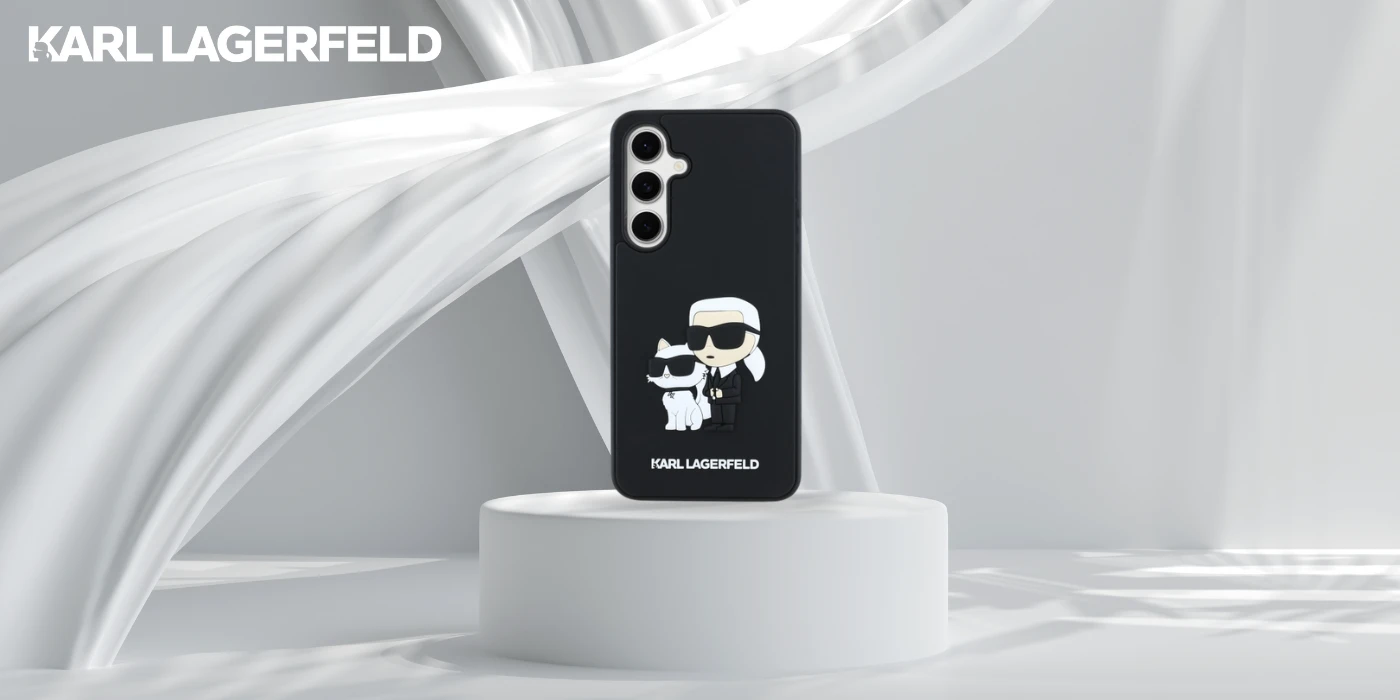 Karl Lagerfeld KLHCS24FE3DRKCNK S24 FE S721 dėklas telefonui juodos spalvos hardcase 3D Rubber Karl&Choupette aprašymas - Prekės nuotrauka Karl Lagerfeld KLHCS24FE3DRKCNK S24 FE S721 dėklas telefonui juodos spalvos hardcase 3D Rubber Karl&Choupette aprašymas - Prekės nuotrauka