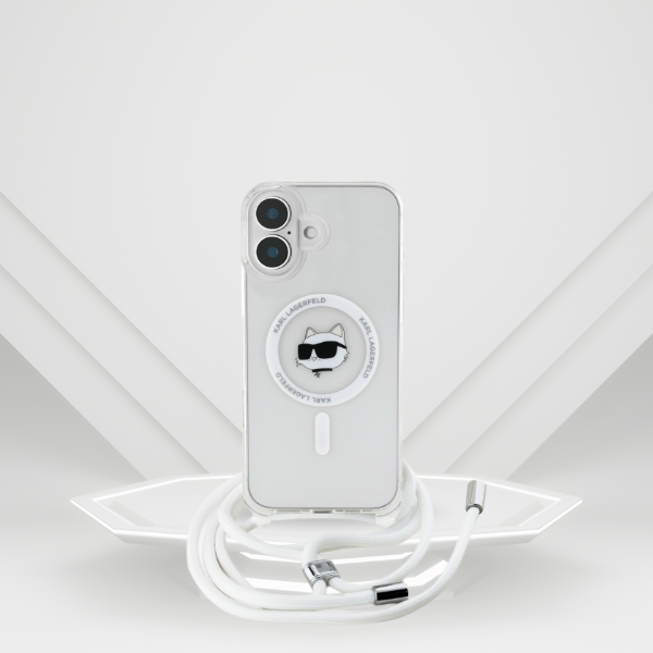 Karl Lagerfeld KLHMP16SHCCHNT Apple iPhone 16 6.1″ kietas dėklas skaidrus IML Choupette Head & Cord Magsafe aprašymas - Prekės nuotrauka Karl Lagerfeld KLHMP16SHCCHNT Apple iPhone 16 6.1″ kietas dėklas skaidrus IML Choupette Head & Cord Magsafe aprašymas - Prekės nuotrauka