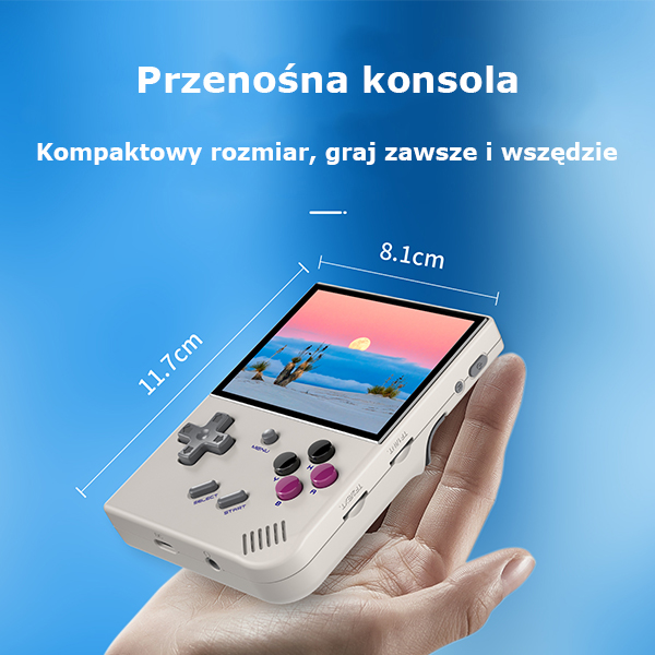 Žaidimų konsolė Anbernic RG35XX Plus pilkos spalvos aprašymas - Prekės nuotrauka Žaidimų konsolė Anbernic RG35XX Plus pilkos spalvos aprašymas - Prekės nuotrauka