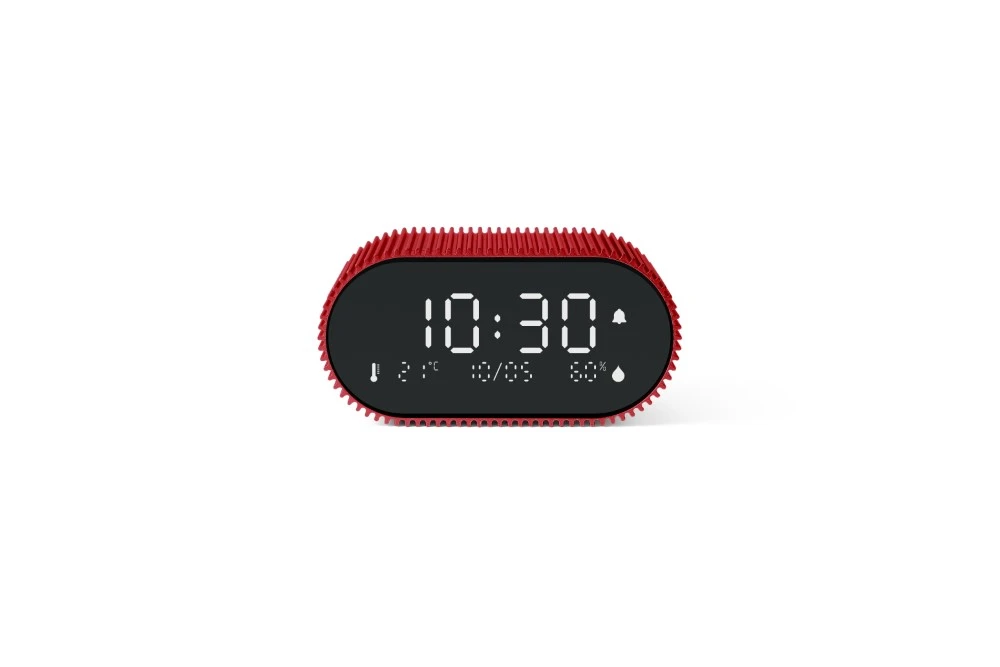 Lexon Ray Clock Žadintuvas su czujnikiemtemperatury i wilgotności auksinė/vivid auksinis LR155VG3 aprašymas - Prekės nuotrauka