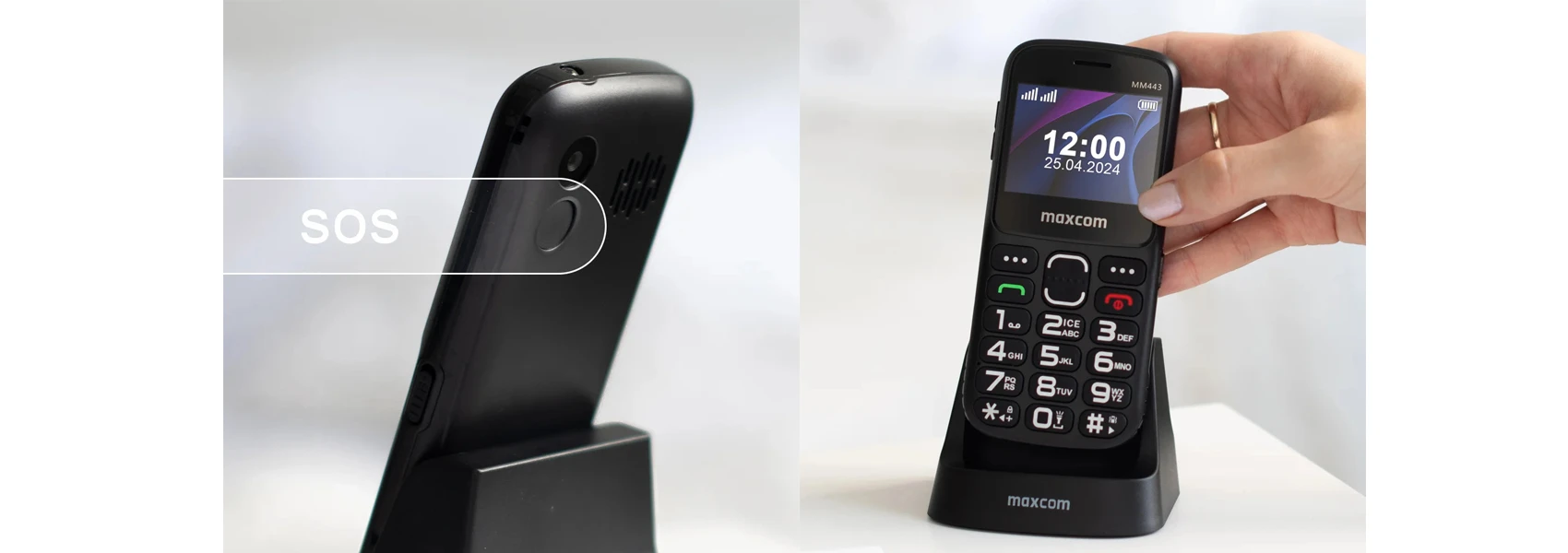 Maxcom Comfort MM443 įkrovimo stotelė aprašymas - Prekės nuotrauka