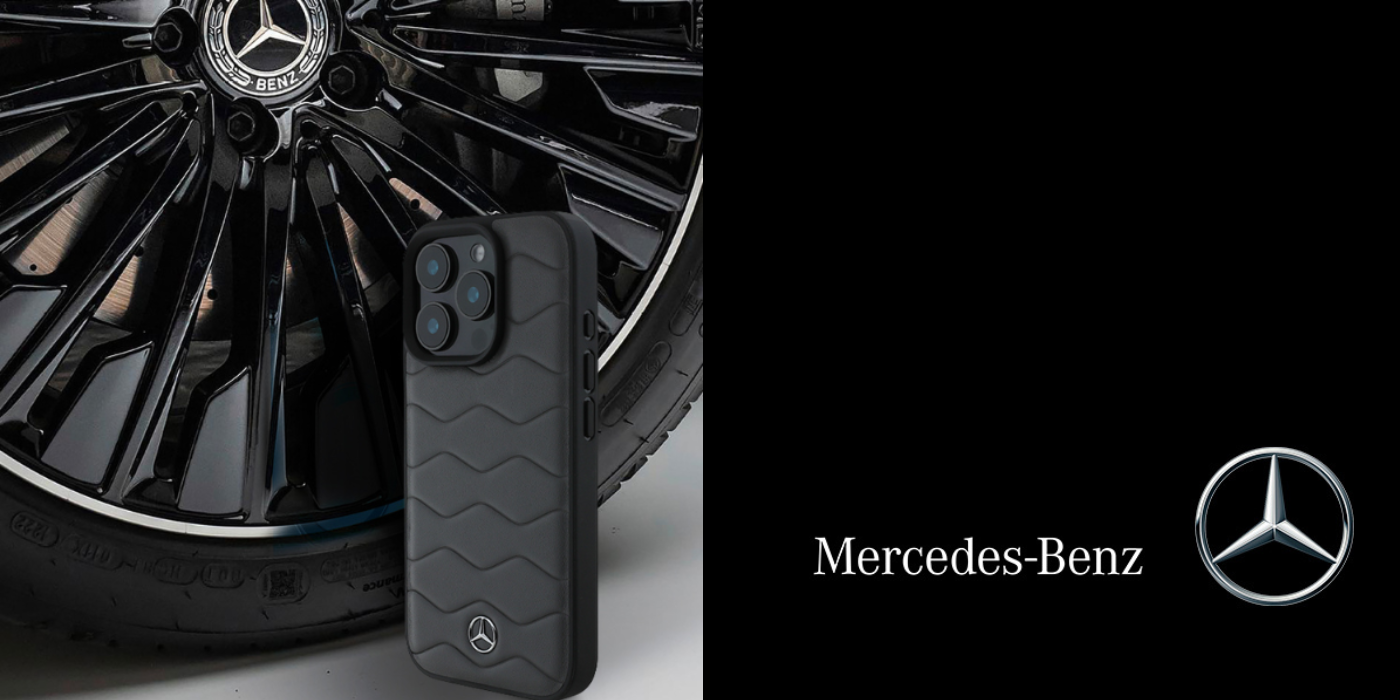 Mercedes MB Waves Leather Apple iPhone 16 Pro Case - dėklas telefonui juodos spalvos aprašymas - Prekės nuotrauka Mercedes MB Waves Leather Apple iPhone 16 Pro Case - dėklas telefonui juodos spalvos aprašymas - Prekės nuotrauka