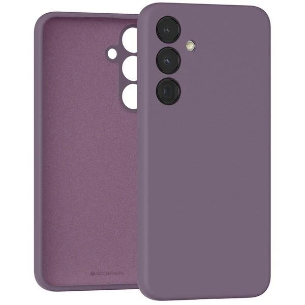 Mercury Silikoninis Samsung Galaxy A35 A356 dėklas telefonui violetinės spalvos aprašymas - Prekės nuotrauka