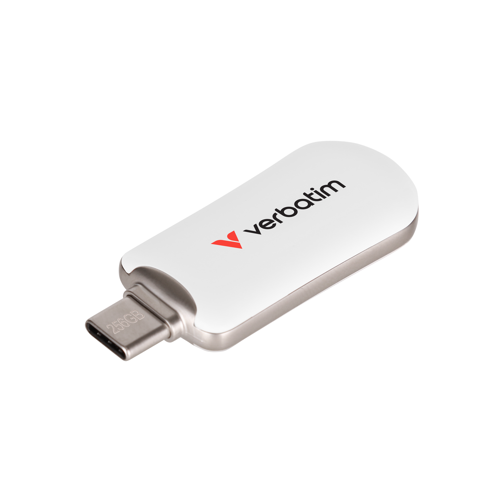 Pendrive Verbatim Plectra 256GB USB-C balta/baltas 30230 aprašymas - Prekės nuotrauka