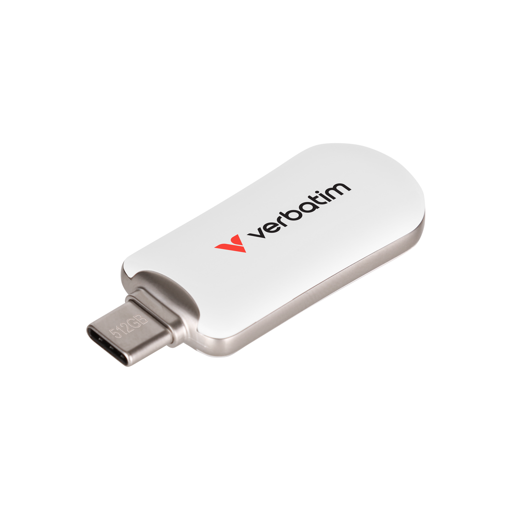 Pendrive Verbatim Plectra 512GB USB-C balta/baltas 30231 aprašymas - Prekės nuotrauka