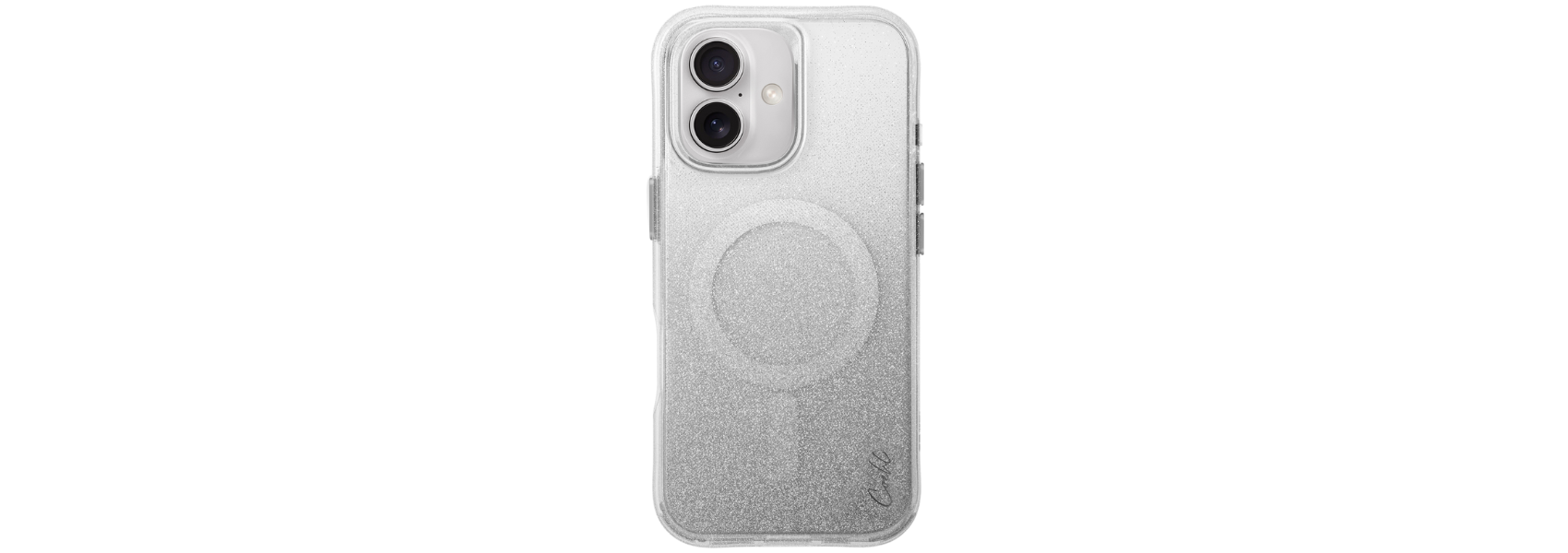 UNIQ dėklas Coehl Lumino Apple iPhone 16 6.1″ Magnetic Charging sparkling sidabrinis aprašymas - Prekės nuotrauka UNIQ dėklas Coehl Lumino Apple iPhone 16 6.1″ Magnetic Charging sparkling sidabrinis aprašymas - Prekės nuotrauka